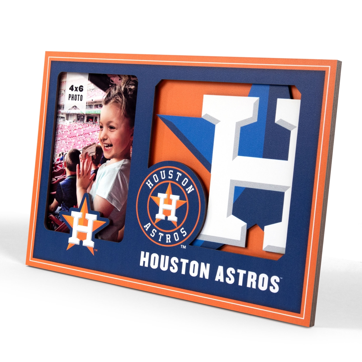 Picture of YouTheFan 4622971 University of Houston Astros 3D Logo Picture Frame