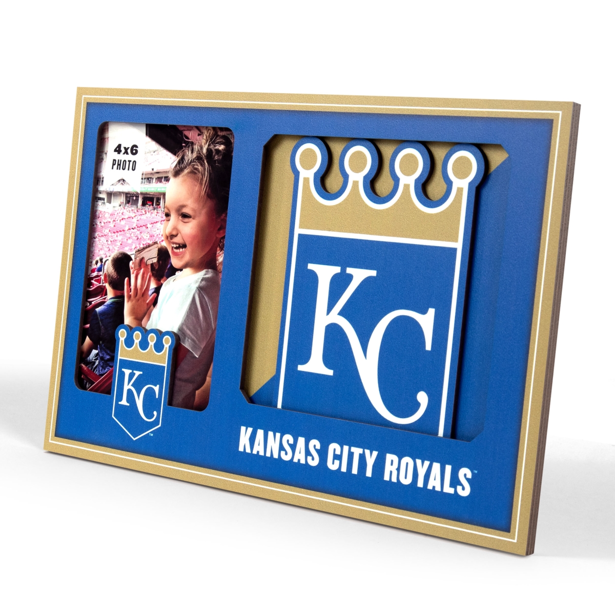 Picture of YouTheFan 4622988 Kansas City University Royals 3D Logo Picture Frame