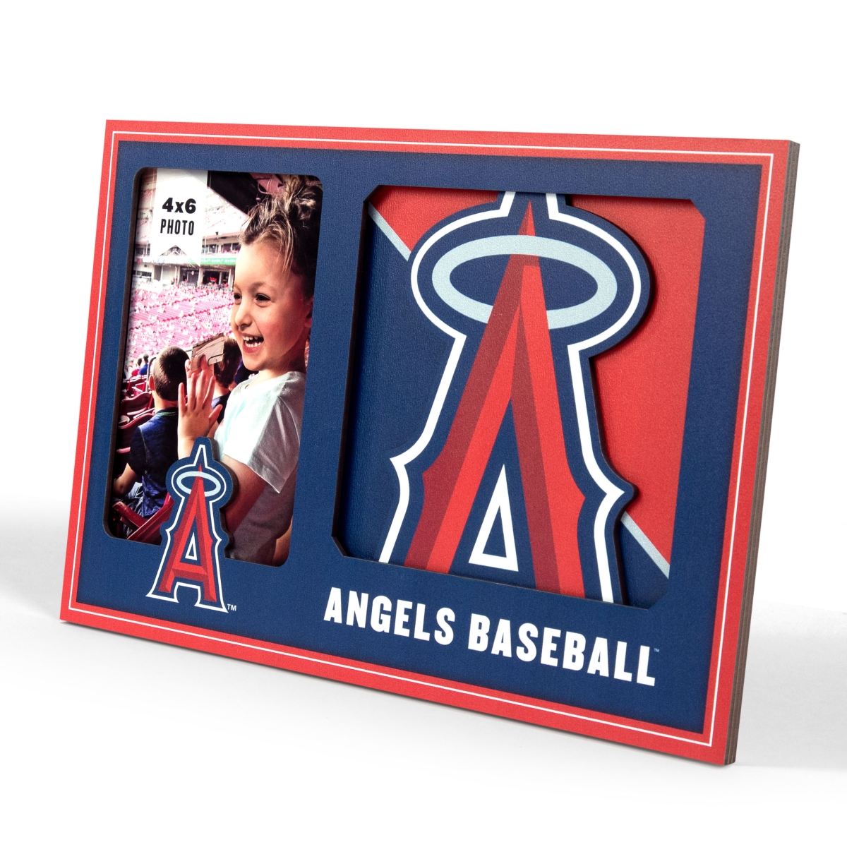 Picture of YouTheFan 4622995 Los Angeles Pacific University Angels 3D Logo Picture Frame
