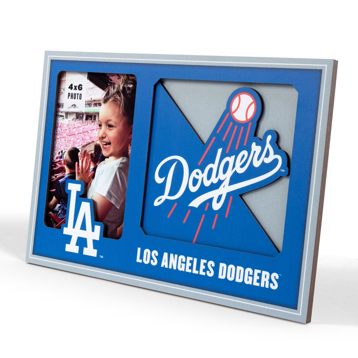 Picture of YouTheFan 4623008 Los Angeles Pacific University Dodgers 3D Logo Picture Frame