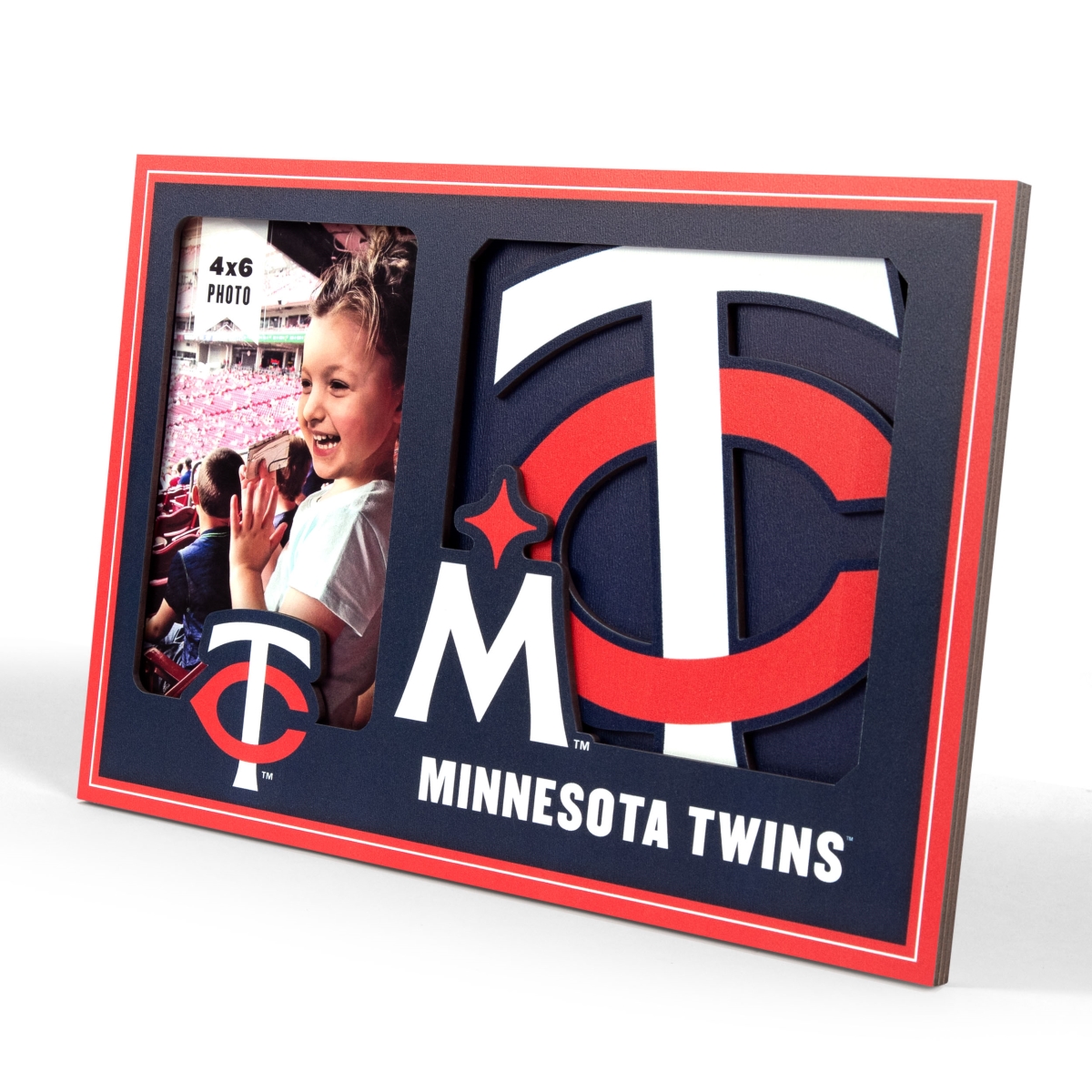Picture of YouTheFan 4623039 University of Minnesota Twins 3D Logo Picture Frame
