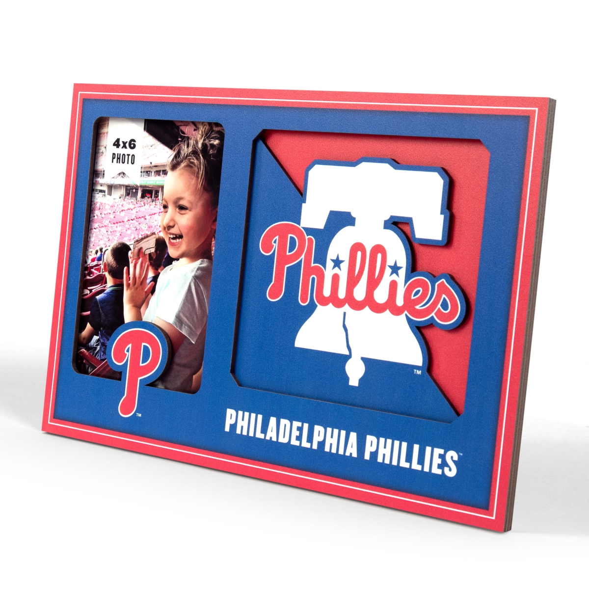 Picture of YouTheFan 4623077 Philadelphia University Phillies 3D Logo Picture Frame