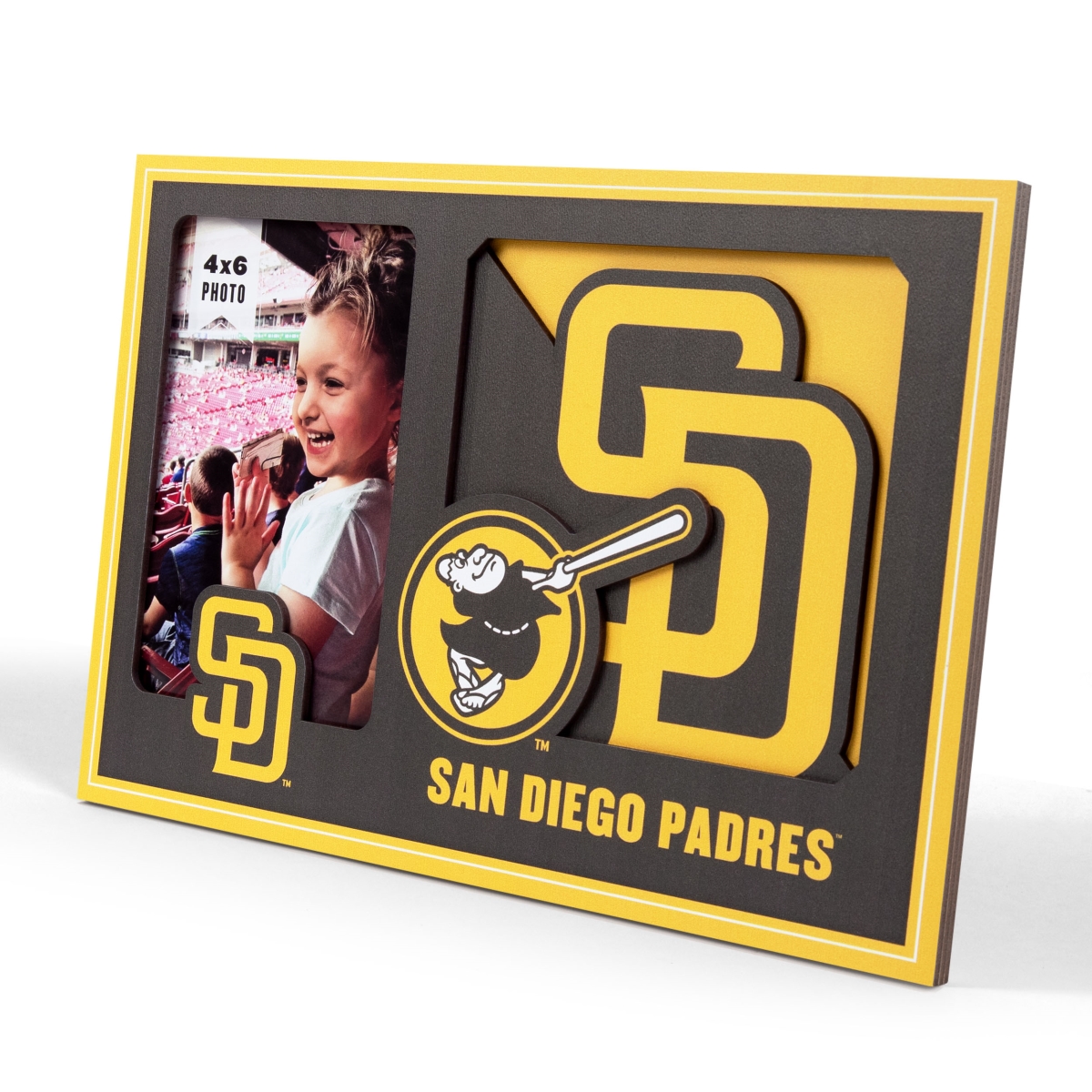 Picture of YouTheFan 4623091 University of San Diego Padres 3D Logo Picture Frame