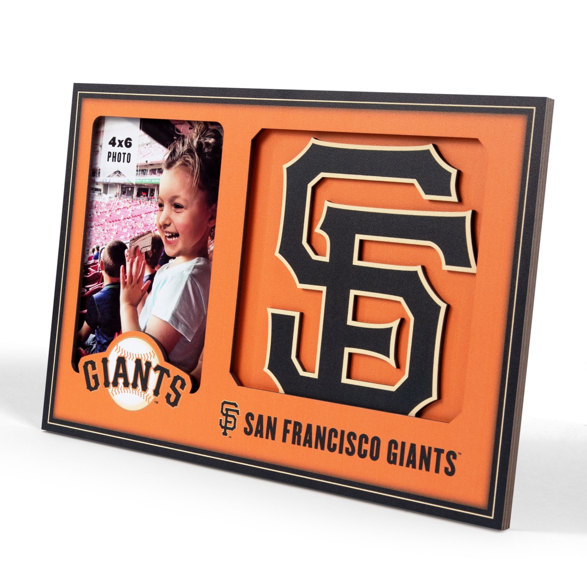 Picture of YouTheFan 4623107 University of San Francisco Giants 3D Logo Picture Frame