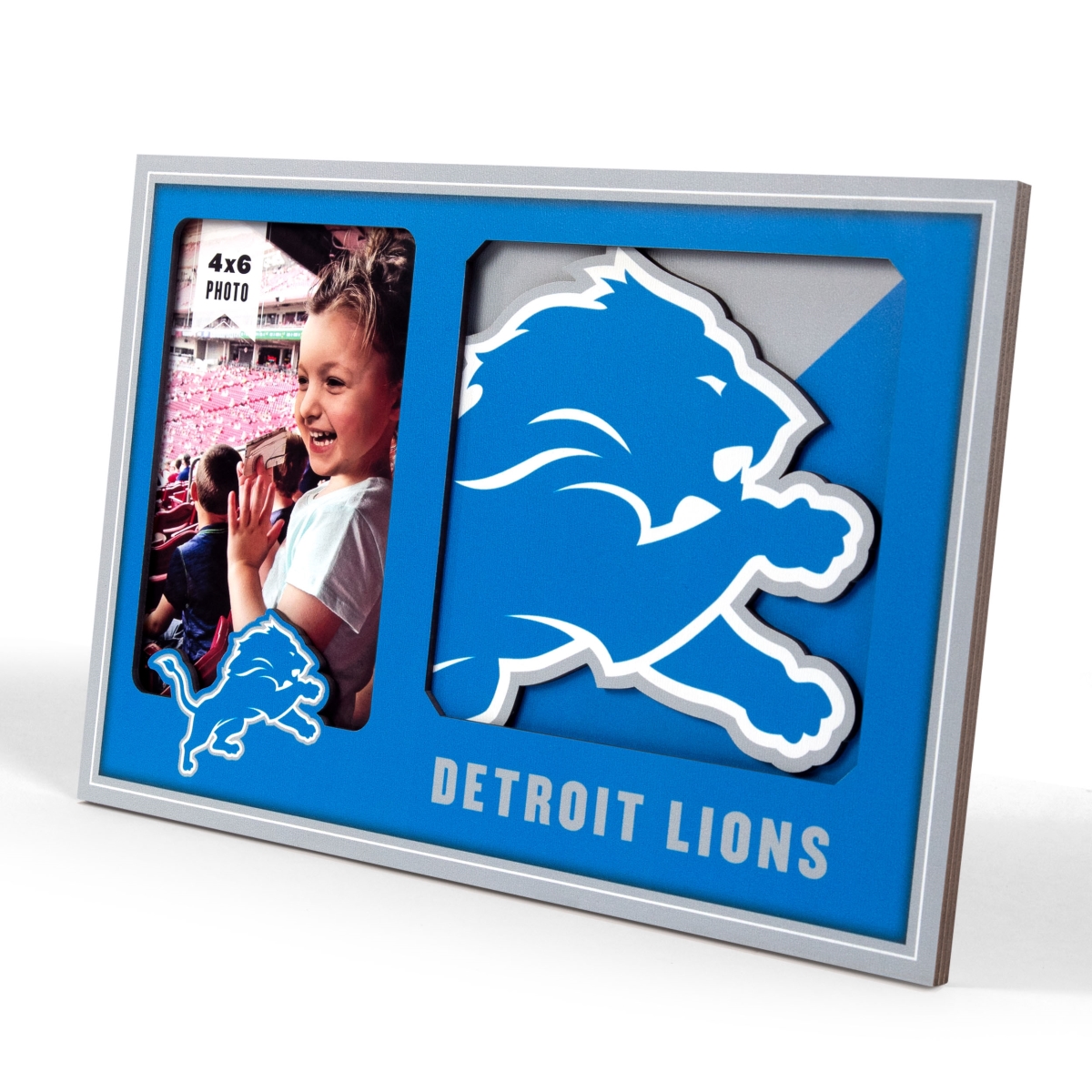 Picture of YouTheFan 4623480 University of Detroit Lions 3D Logo Picture Frame