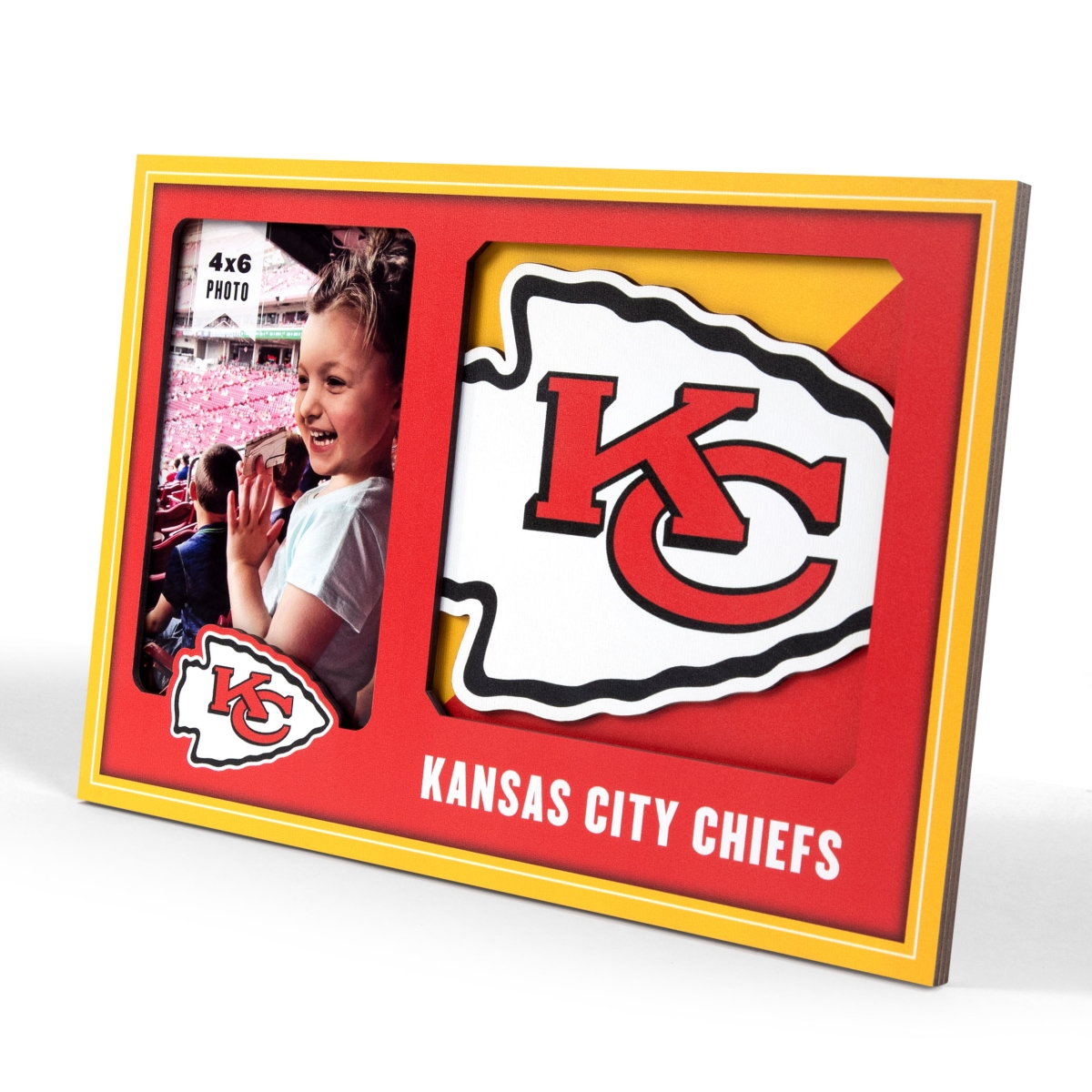 Picture of YouTheFan 4623534 Kansas City University Chiefs 3D Logo Picture Frame