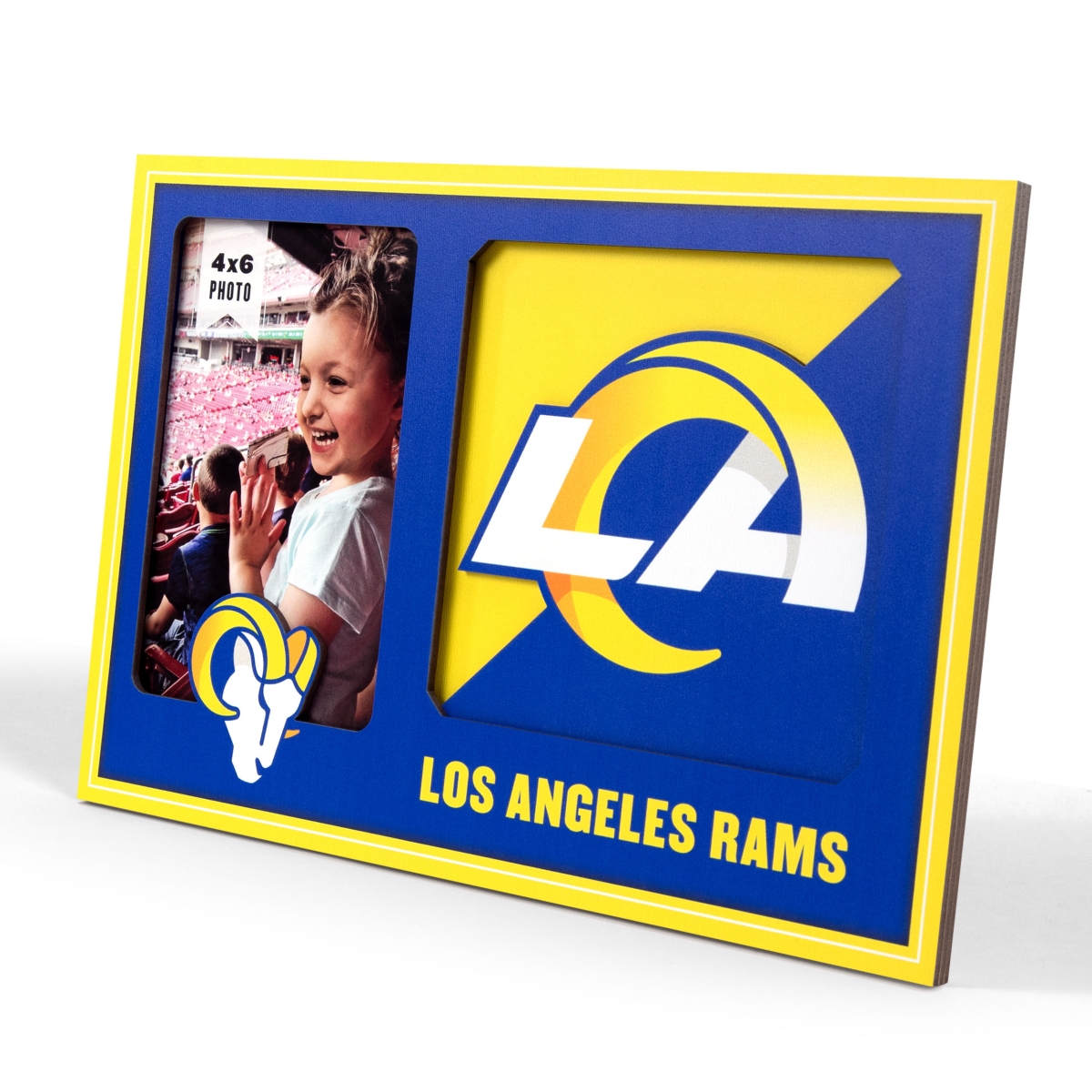 Picture of YouTheFan 4623565 Los Angeles Pacific University Rams 3D Logo Picture Frame
