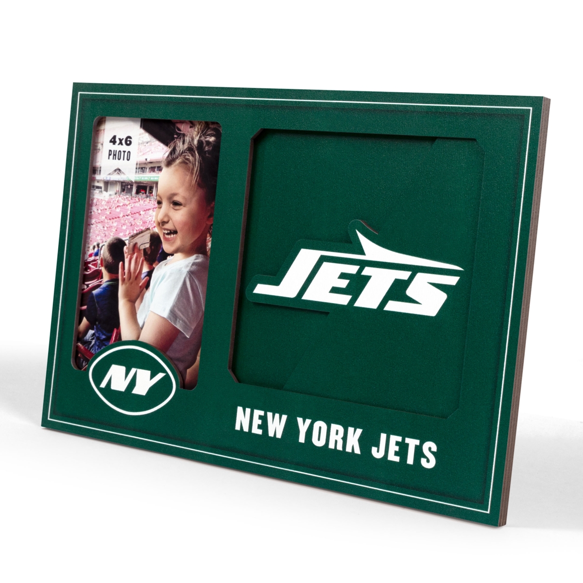 Picture of YouTheFan 4623626 York College Jets 3D Logo Picture Frame