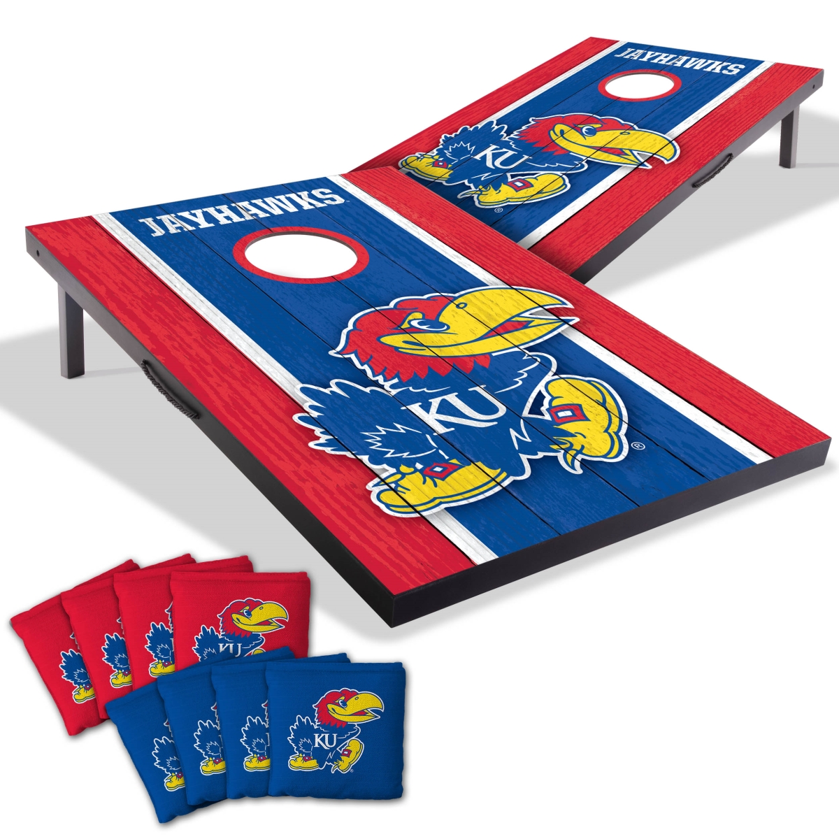 Picture of YouTheFan 4627587 2 x 3 ft. University of Kansas Jayhawks MDF Cornhole Board Game