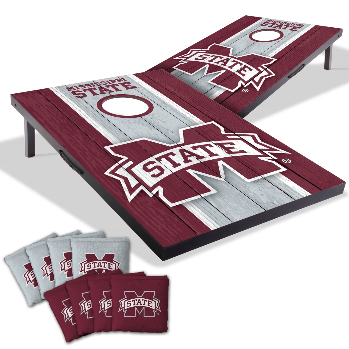 Picture of YouTheFan 4627716 2 x 3 ft. Mississippi State University Bulldogs MDF Cornhole Board Game