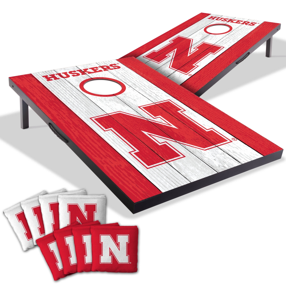 Picture of YouTheFan 4627761 2 x 3 ft. University of Nebraska Cornhuskers MDF Cornhole Board Game