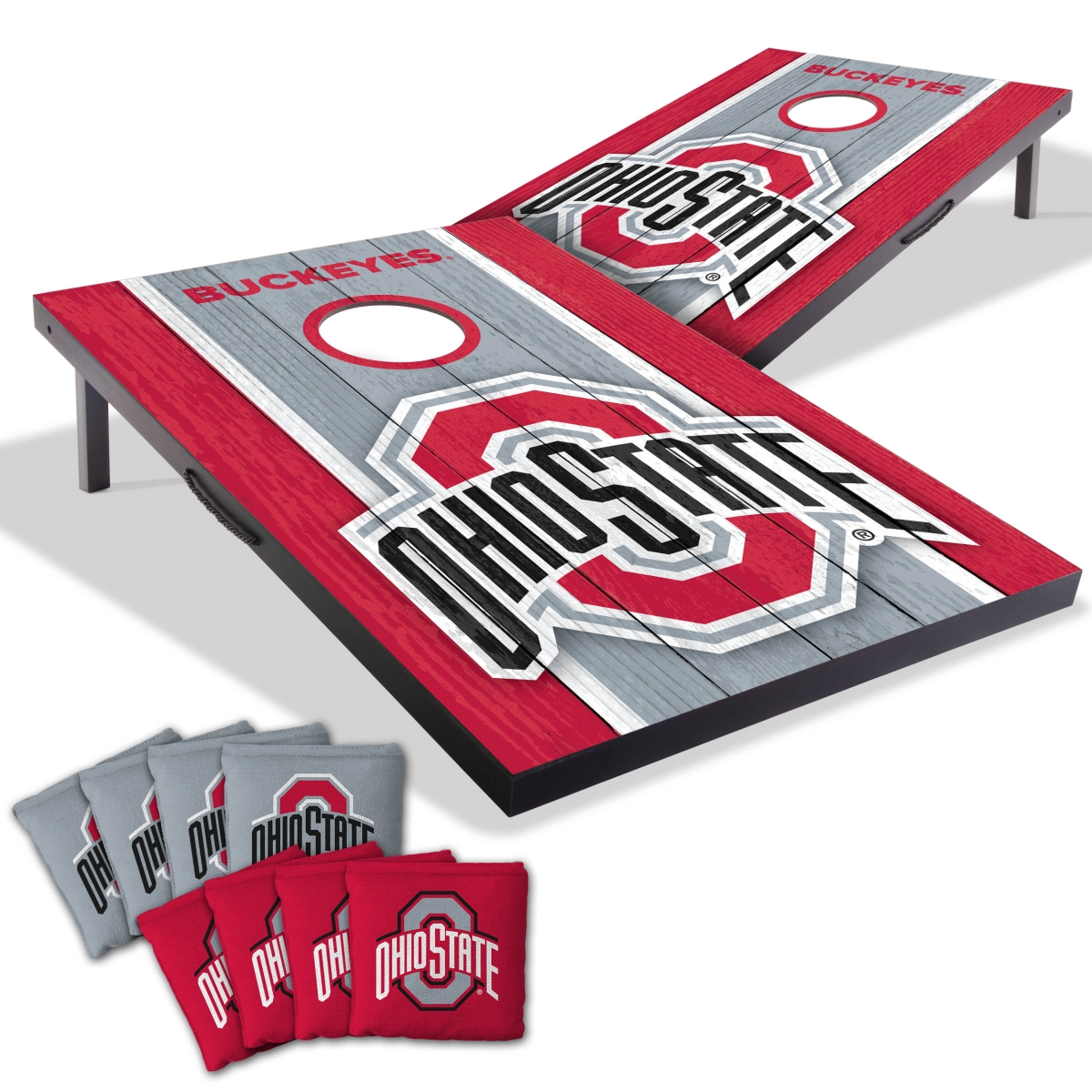 Picture of YouTheFan 4627839 2 x 3 ft. Ohio State University Buckeyes MDF Cornhole Board Game