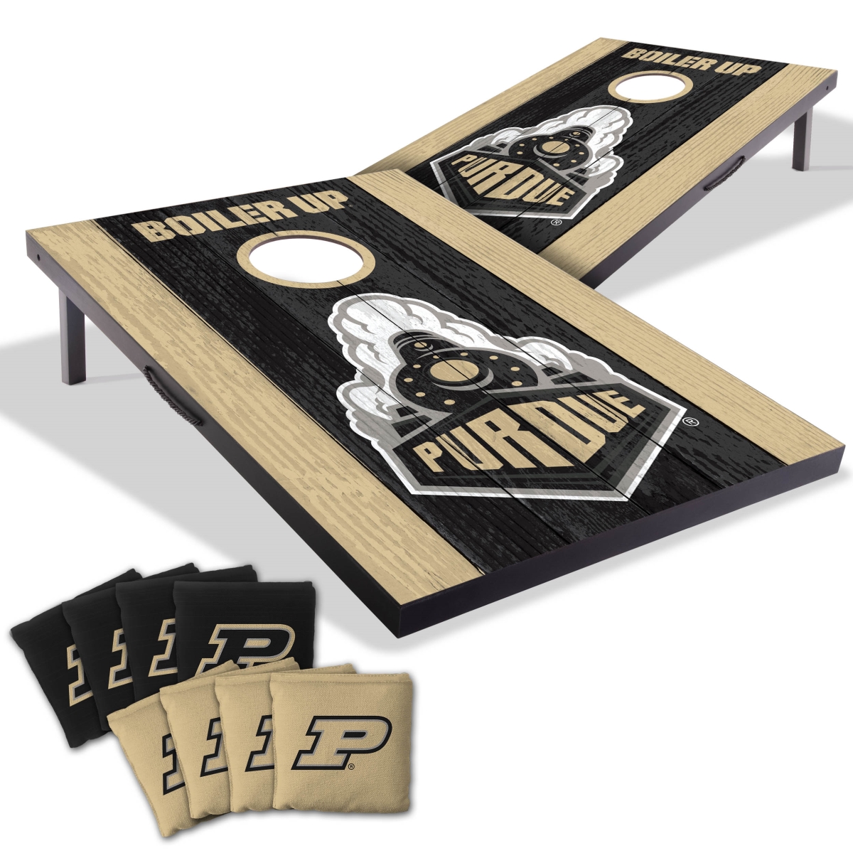 Picture of YouTheFan 4627907 2 x 3 ft. Purdue University Boilermakers MDF Cornhole Board Game