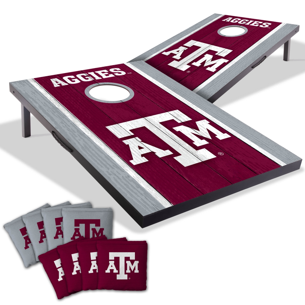 Picture of YouTheFan 4627976 2 x 3 ft. Texas A&M University Aggies MDF Cornhole Board Game