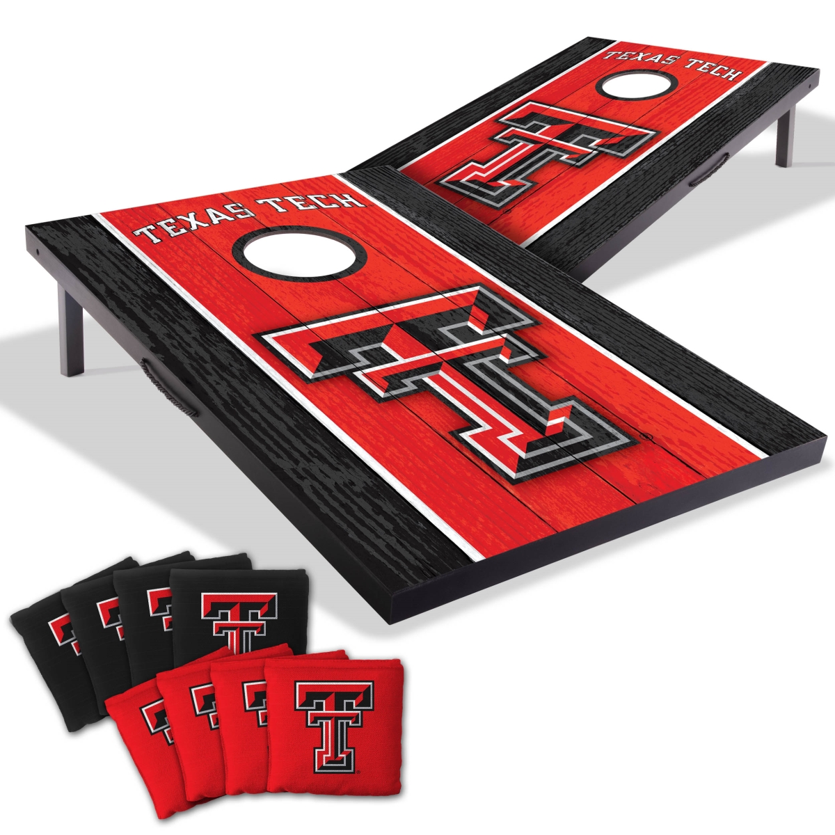 Picture of YouTheFan 4627990 2 x 3 ft. Texas Tech University Red Raiders MDF Cornhole Board Game