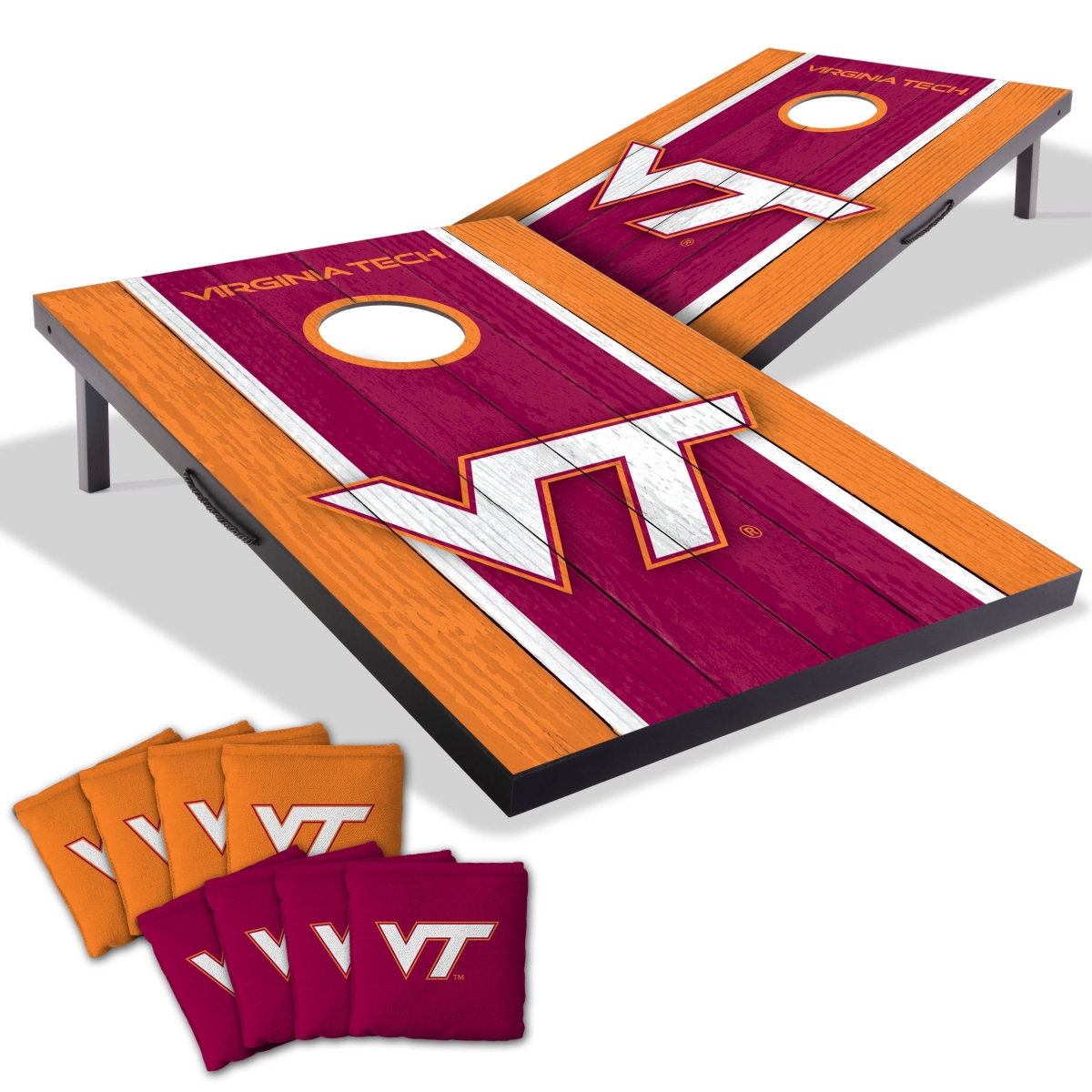 Picture of YouTheFan 4628041 2 x 3 ft. University of Virginia Tech Hokies MDF Cornhole Board Game