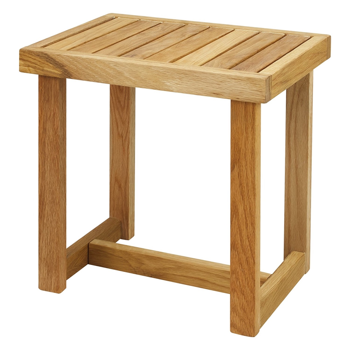 Picture of American Trails 151-40 18 in. Shower Bench with Solid American White Oak&#44; Natural