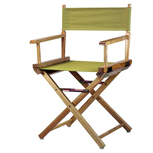 Picture of Casual Home 200-00-021-100 18 in. Directors Chair, Natural Frame with Olive Canvas