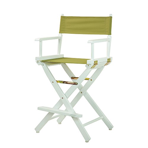 Picture of Casual Home 220-01-021-100 24 in. Directors Chair White Frame with Olive Canvas