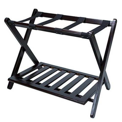 Picture of Casual Home 102-24 Luggage Rack with Shelf&#44; Espresso