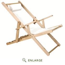 Picture of Casual Home 114-00-011-12 Sling Chair&#44; Natural Frame with Natural & Wheat Canvas