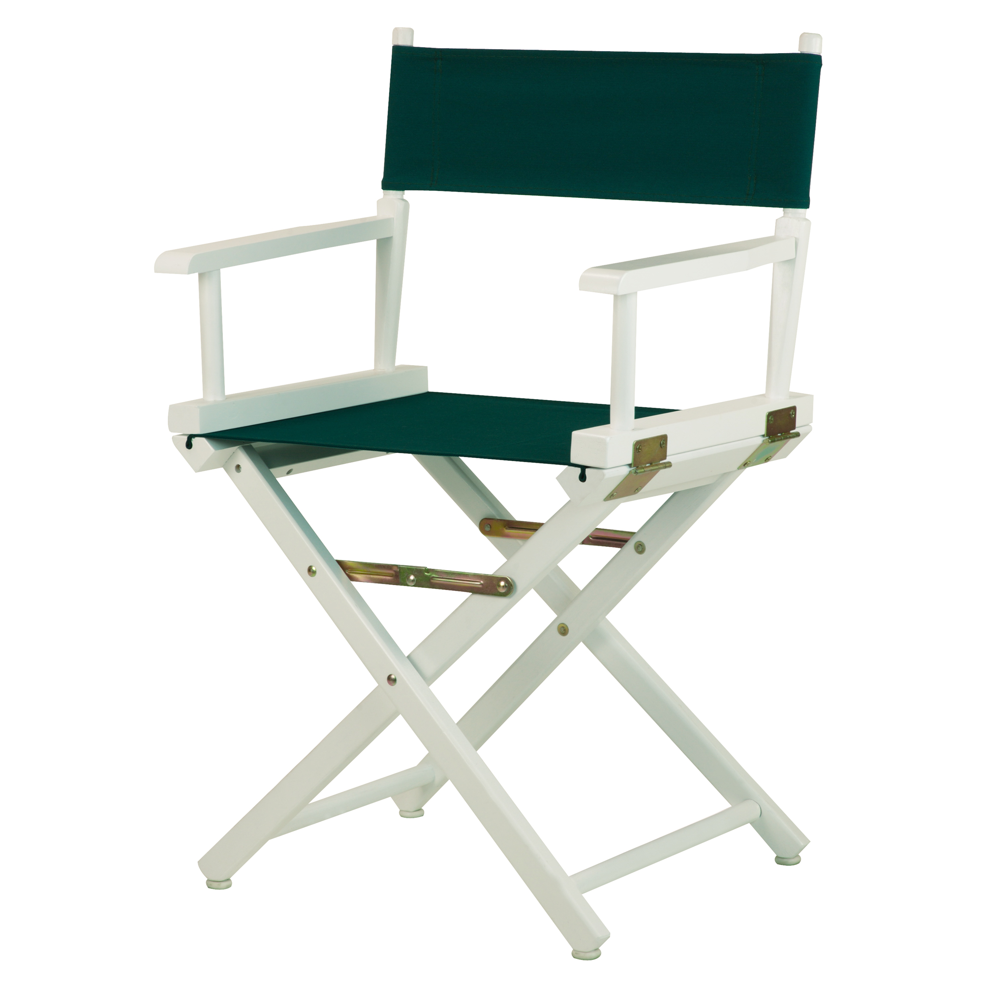 Picture of Casual Home 200-01-021-32 18 in. Directors Chair White Frame with Hunter Green Canvas