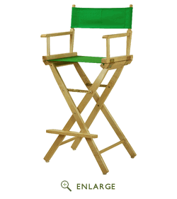 Picture of Casual Home 230-01-021-33 30 in. Directors Chair White Frame with Green Canvas
