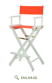 Picture of Casual Home 230-02-021-19 30 in. Directors Chair Black Frame with Orange Canvas