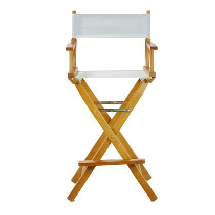 Picture of Casual Home 230-05-021-29 30 in. Directors Chair Honey Oak Frame with White Canvas