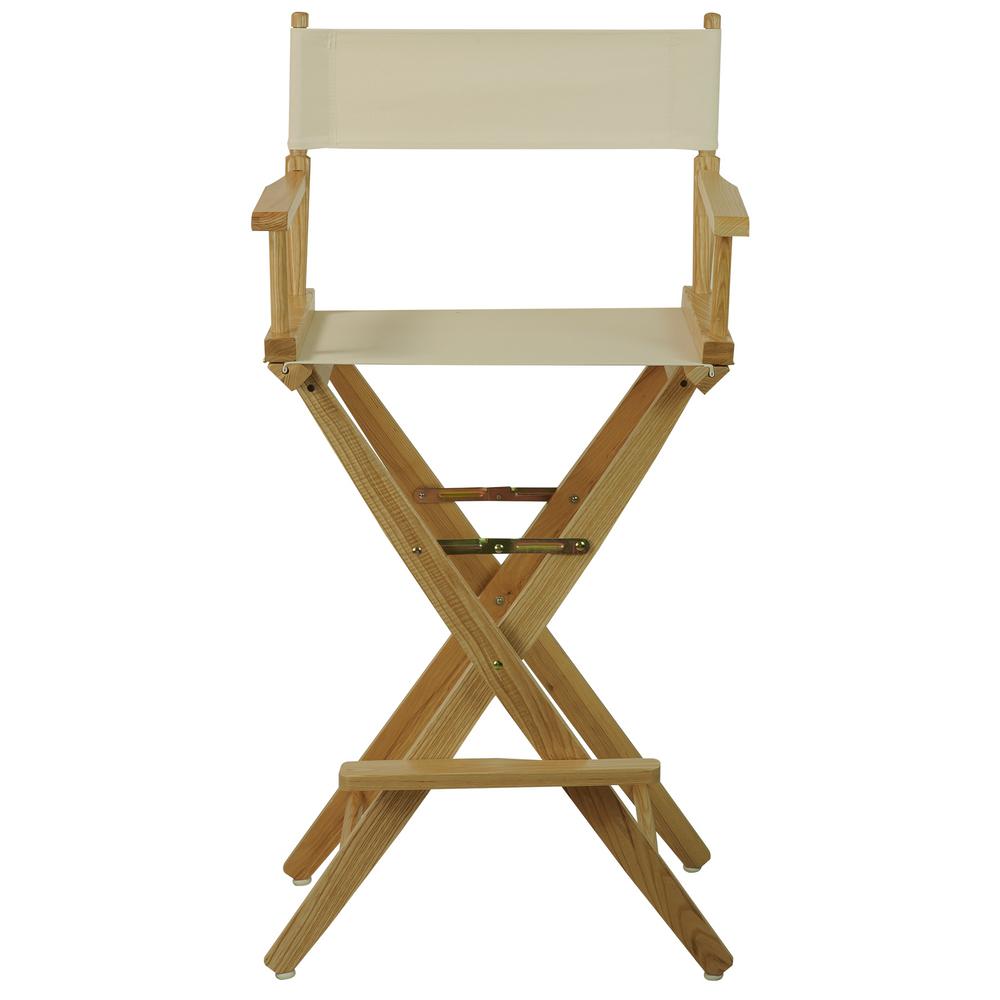 Picture of American Trails 206-30-032-12 30 in. Extra-Wide Premium Directors Chair&#44; Natural Frame with Natural Color Cover