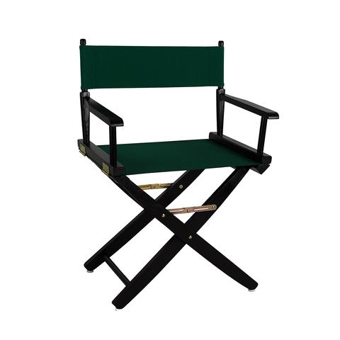 Picture of American Trails 206-02-032-32 18 in. Extra-Wide Premium Directors Chair&#44; Black Frame with Hunter Green Color Cover