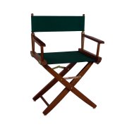 Picture of American Trails 206-04-032-32 18 in. Extra-Wide Premium Directors Chair&#44; Oak Frame with Hunter Green Color Cover