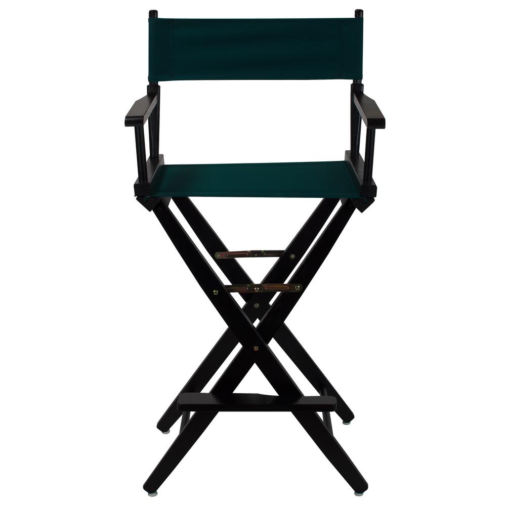 Picture of American Trails 206-32-032-32 30 in. Extra-Wide Premium Directors Chair&#44; Black Frame with Hunter Green Color Cover