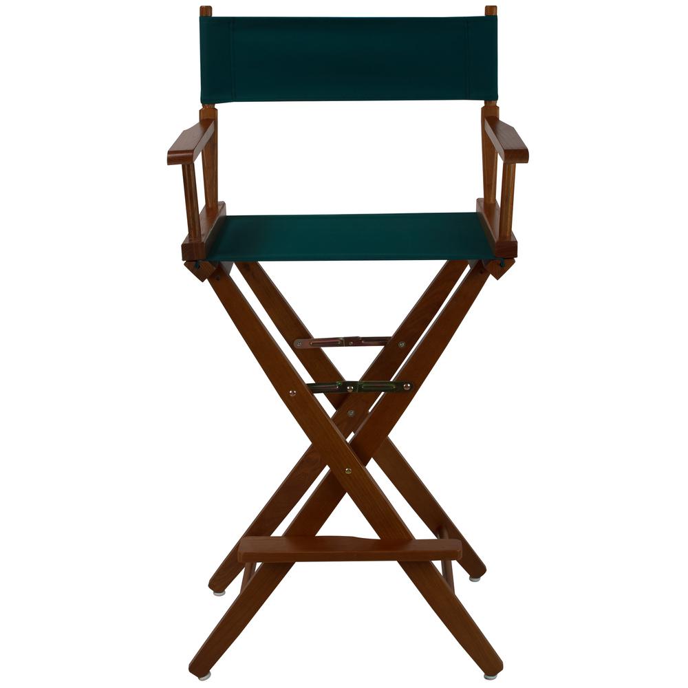 Picture of American Trails 206-34-032-32 30 in. Extra-Wide Premium Directors Chair, Oak Frame with Hunter Green Color Cover
