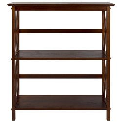 Picture of Casual Home 324-31 Montego 3-Shelf Folding Bookcase, White