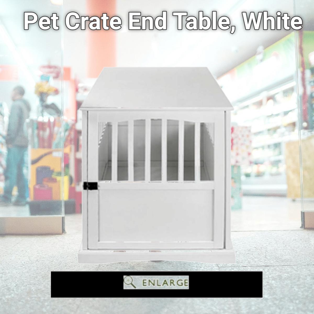 Picture of Casual Home 600-21 Pet Crate End Table, White