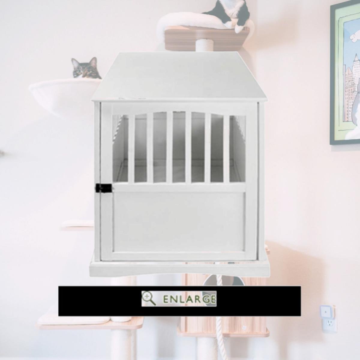 Picture of Casual Home 600-21 Pet Crate End Table, White