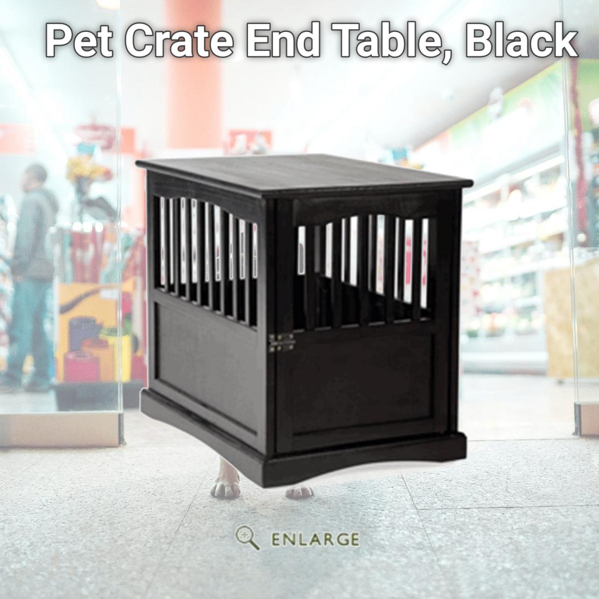 Picture of Casual Home 600-22 Pet Crate End Table, Black