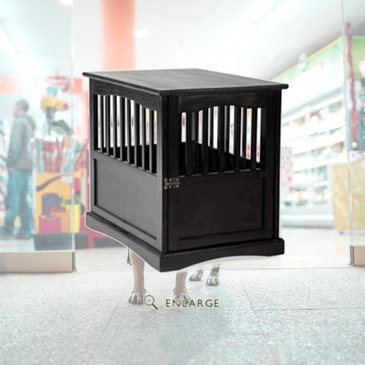 Picture of Casual Home 600-22 Pet Crate End Table, Black