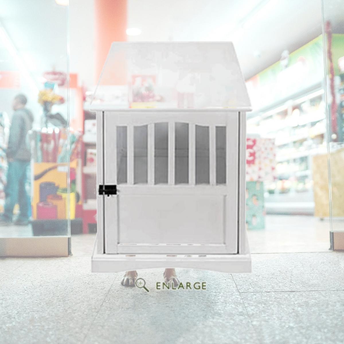 Picture of Casual Home 600-41 24 x 20 x 27.5 in. Pet Crate End Table, White