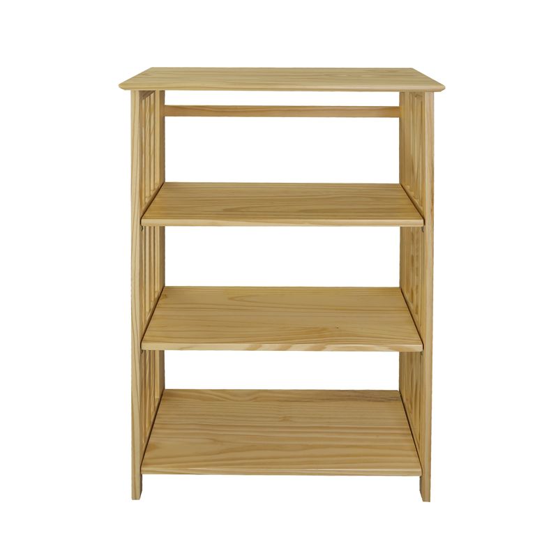 Picture of Casual Home 333-40 26 in. Wide Soho Manhattan 4-Shelf Folding Bookcase - Natural