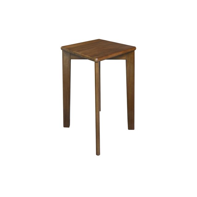 Picture of American Trials 123-137 100 Percent Hardwood Square Stackable Stool Set&#44; Walnut SG