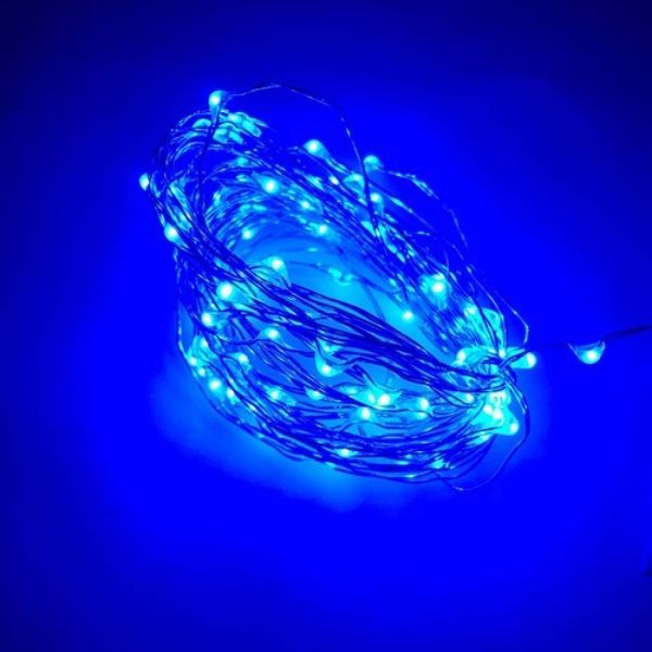 Picture of Zaer LS071117-BL 16.4 ft. Twinkle Fairy Lights&#44; Blue - 100 Count