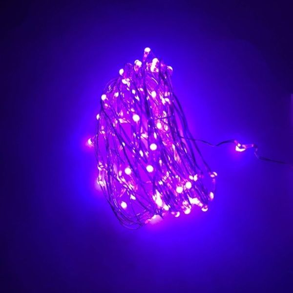 Picture of Zaer LS071117-PR 16.4 ft. Twinkle Fairy Lights&#44; Purple - 100 Count