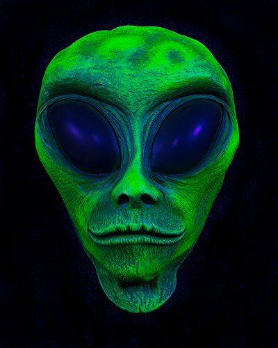Picture of Zagone Studios N1067 UV Reactive Green Glow Alien Decor