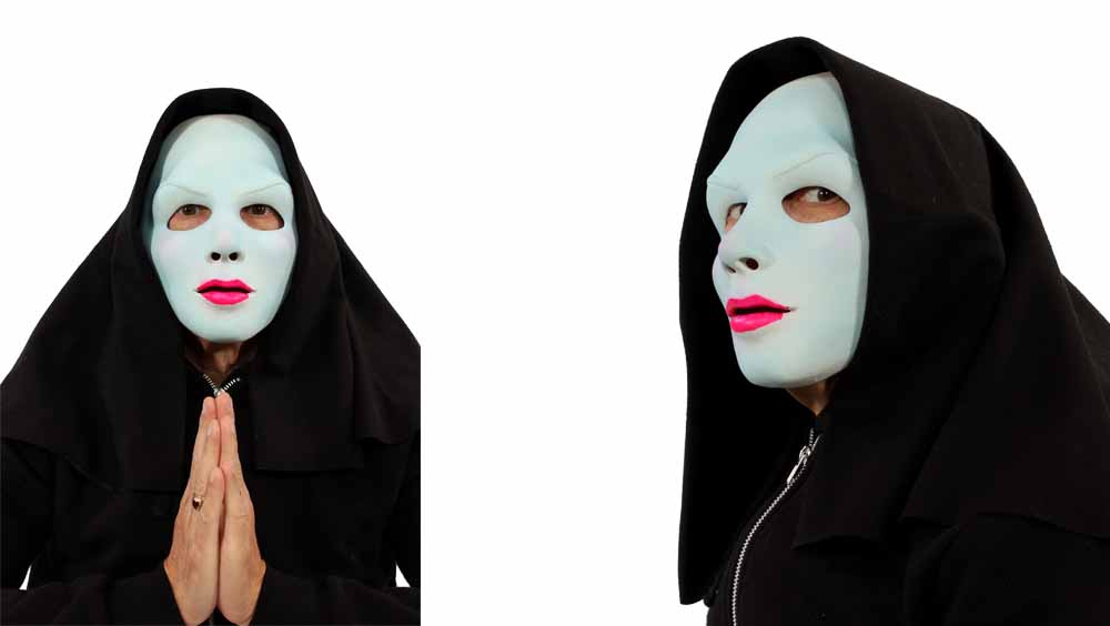 Picture of Zagone Studios N1078 UV Reactive Glow Satans Sister Halloween Mask