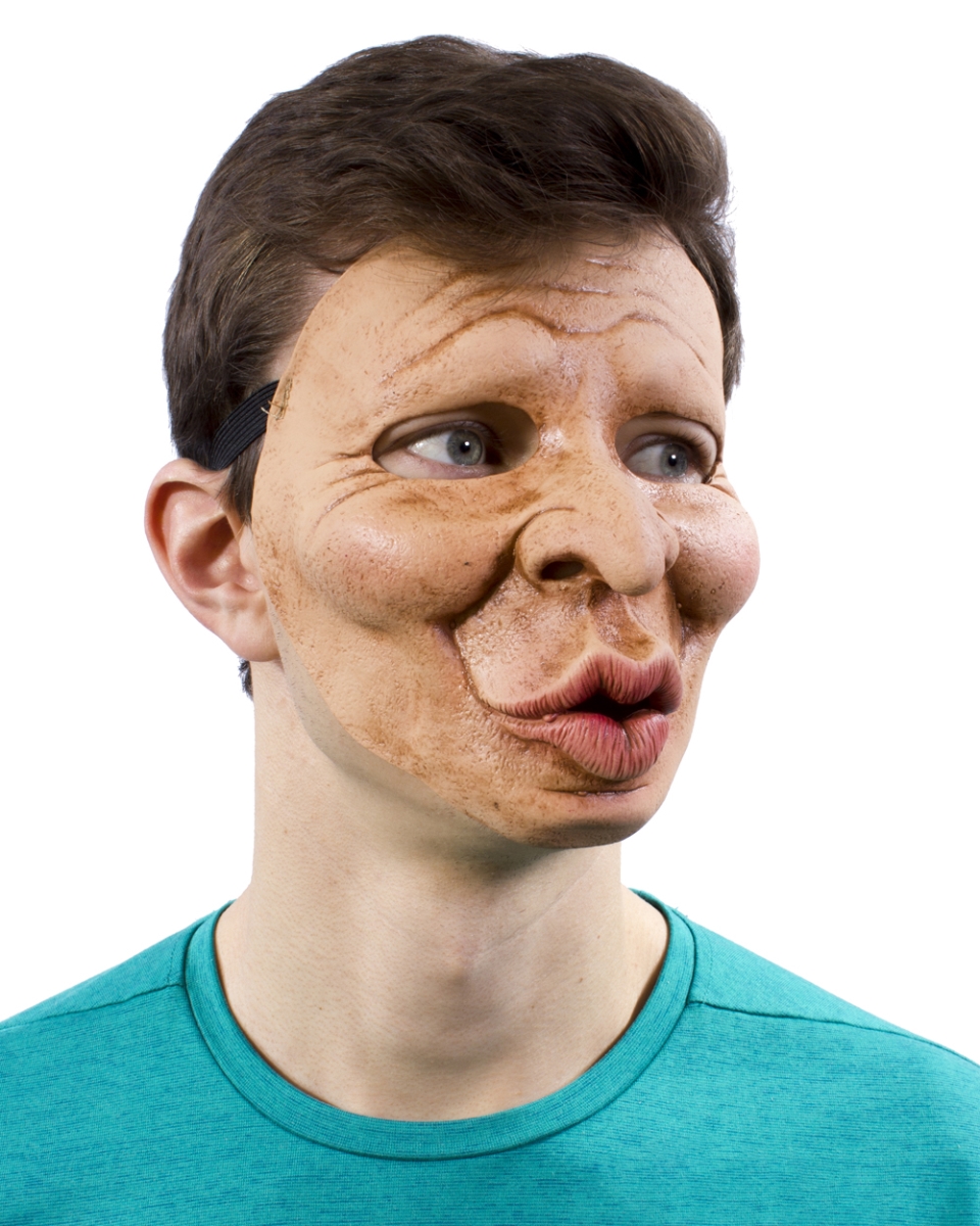Picture of Zagone N1108 Phill Thee Male or Female Face Character Latex Face Mask with Elastic