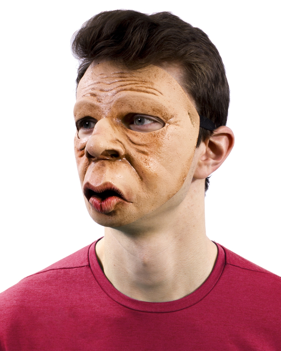 Picture of Zagone N1109 Aloof Silly Face Character Latex Face Mask with Elastic Strap