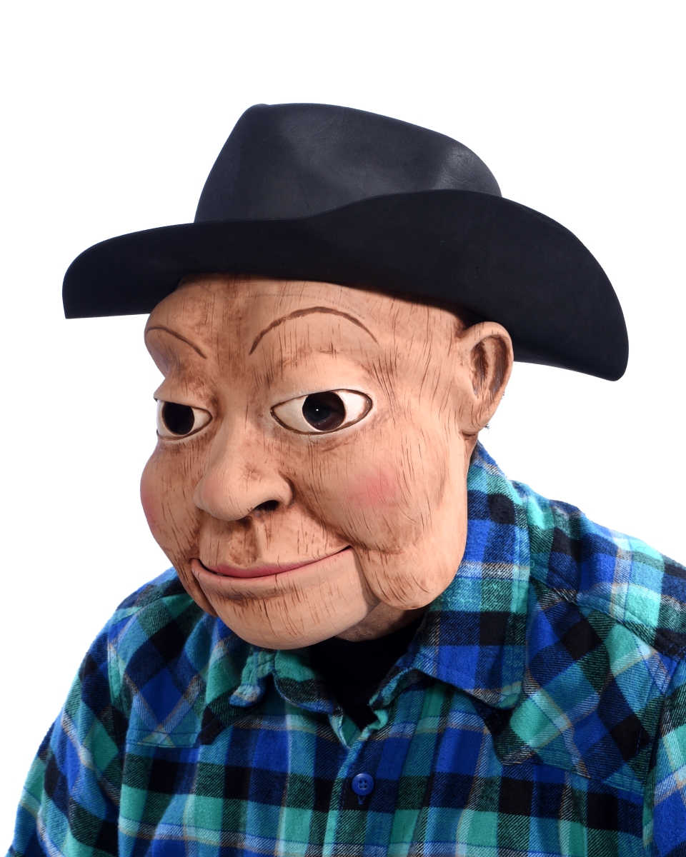 Picture of Zagone MJ1003 The Toy Cowboy Ventriloquist Dummy Latex Face Mask