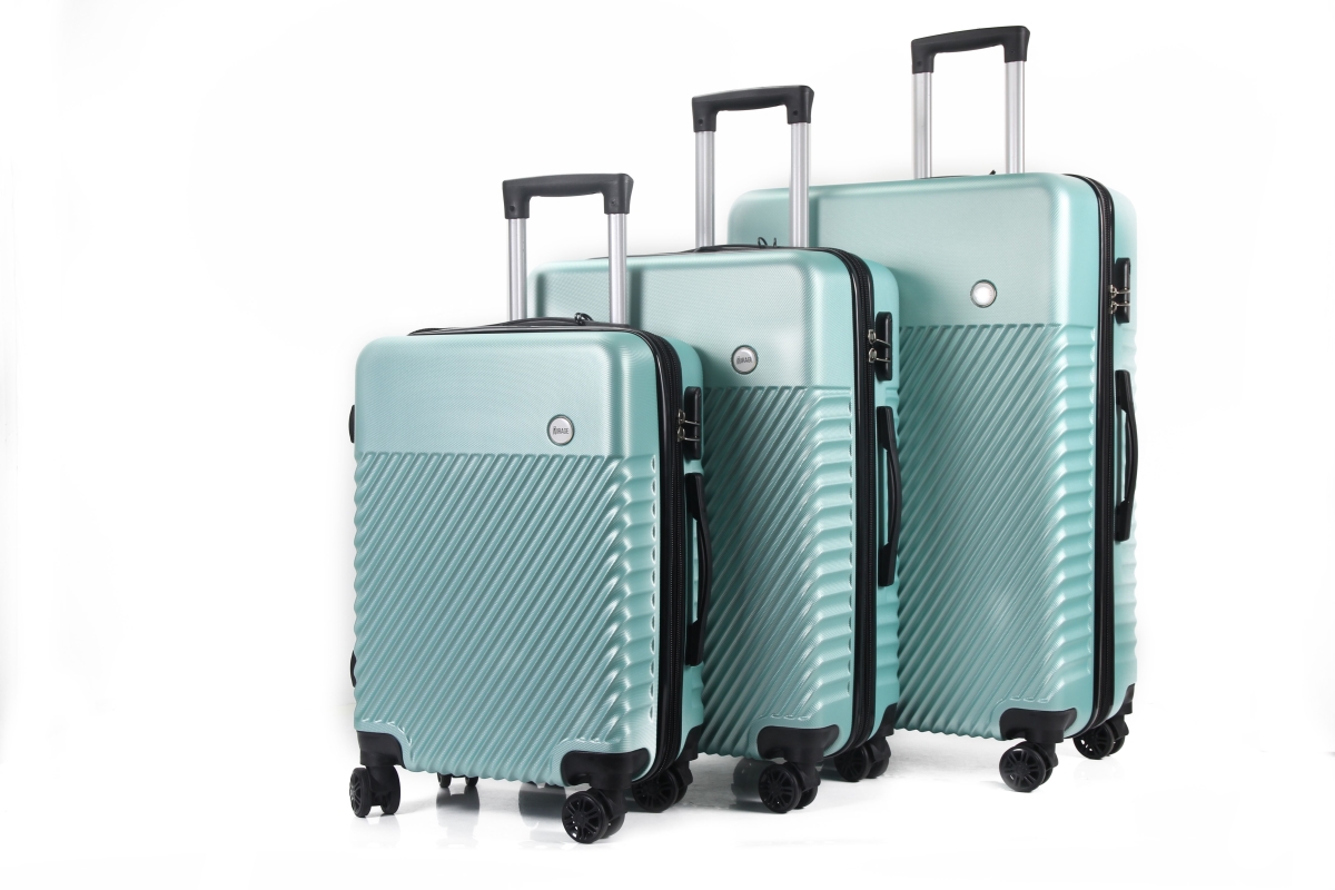 Picture of Mirage Luggage ML-88-MINT 28 in.&#44; 24 in. & 20 in. Fiona Expandable Abs Hard Shell Lightweight 360 Dual Spinning Wheels Combo Lock Luggage Set&#44; Mint - 3 Piece